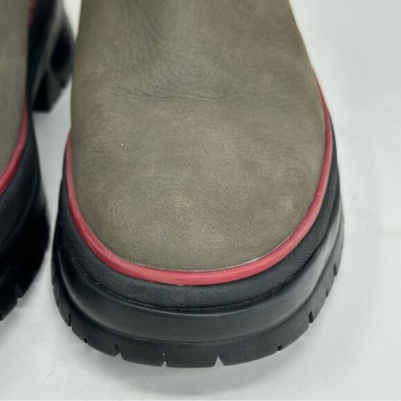 Timberland Courmayeur Valley Women’s Ankle Boot Green Leather A5219 - GREEN - Picture 6 of 11